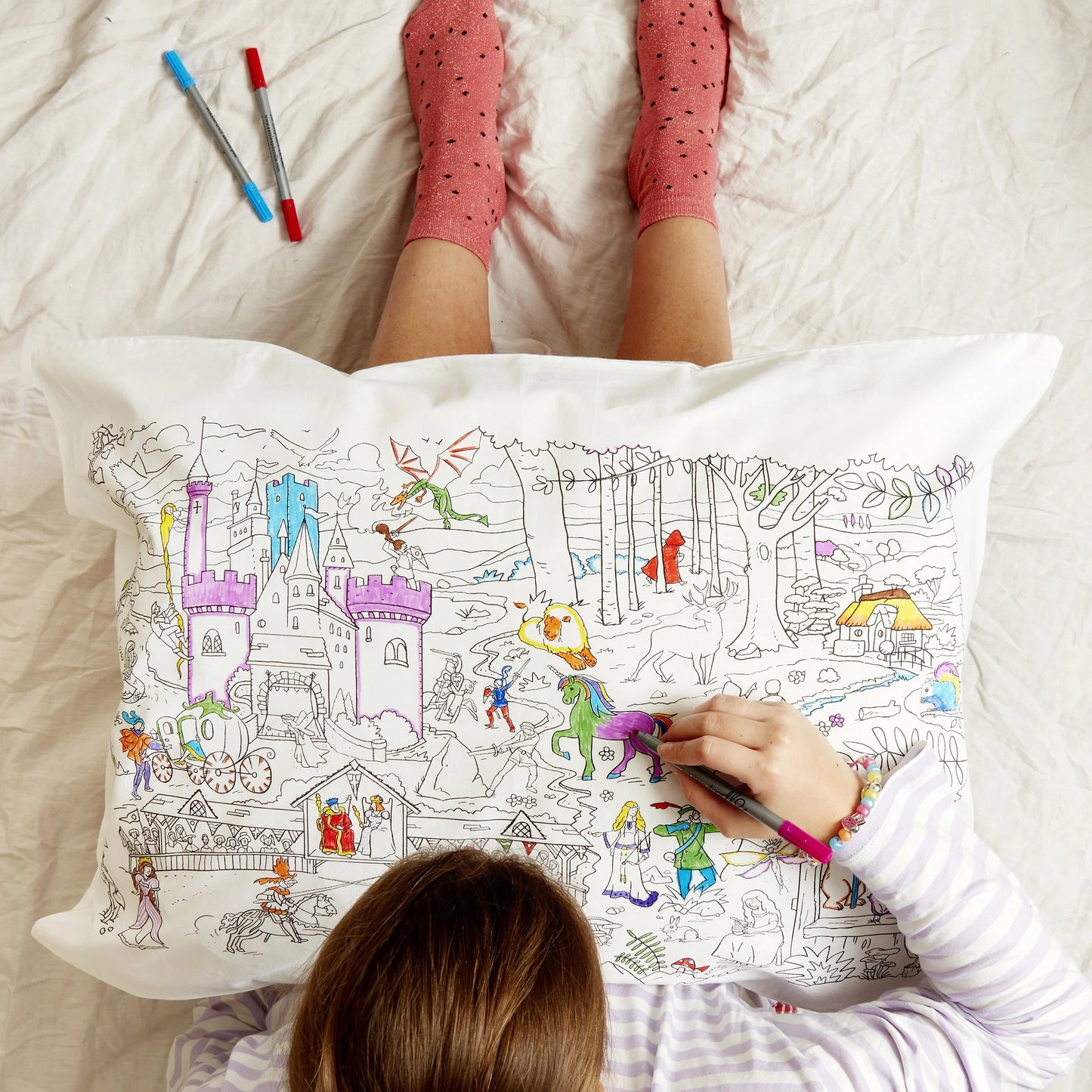 Coussin à colorier 75x50cm