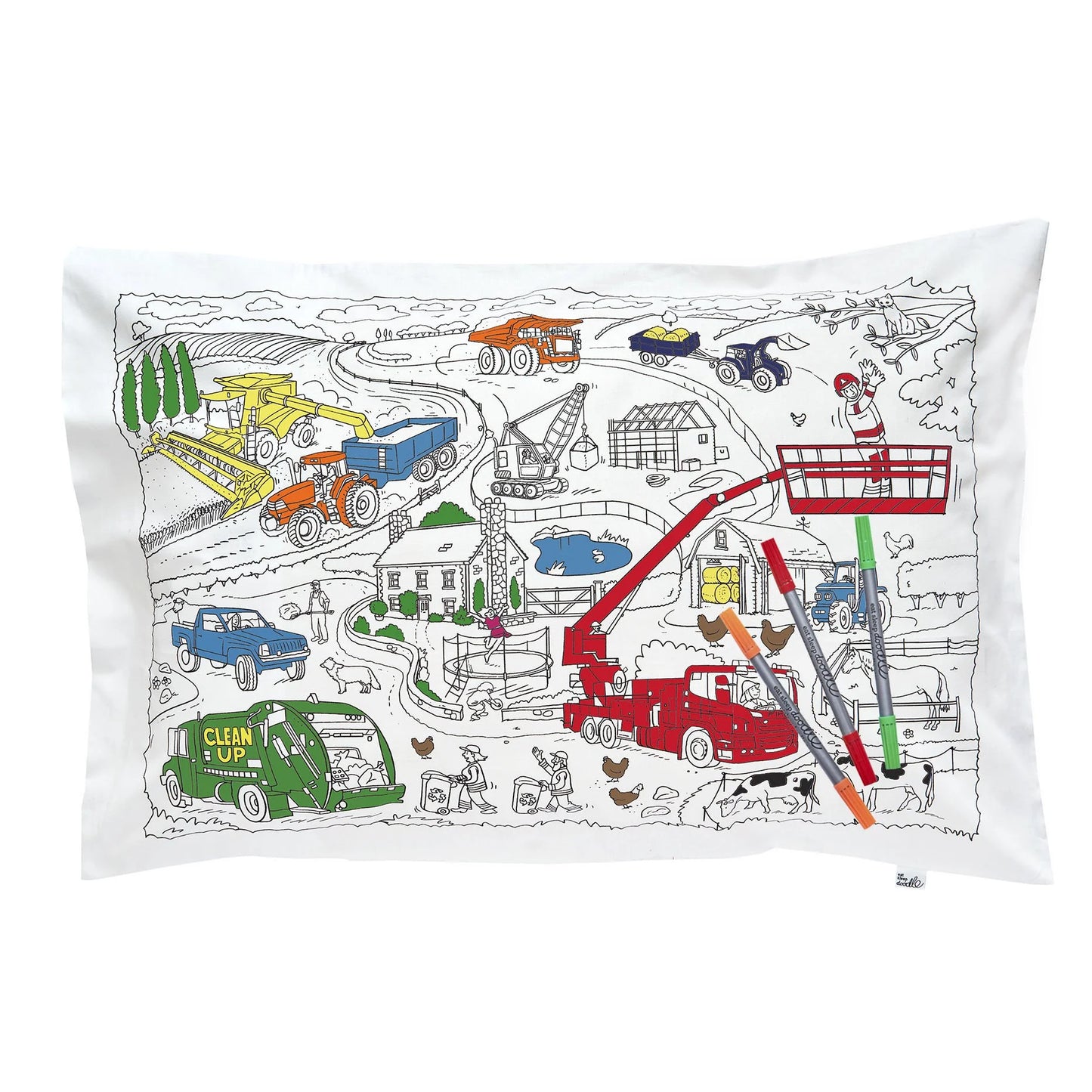 Coussin à colorier 75x50cm