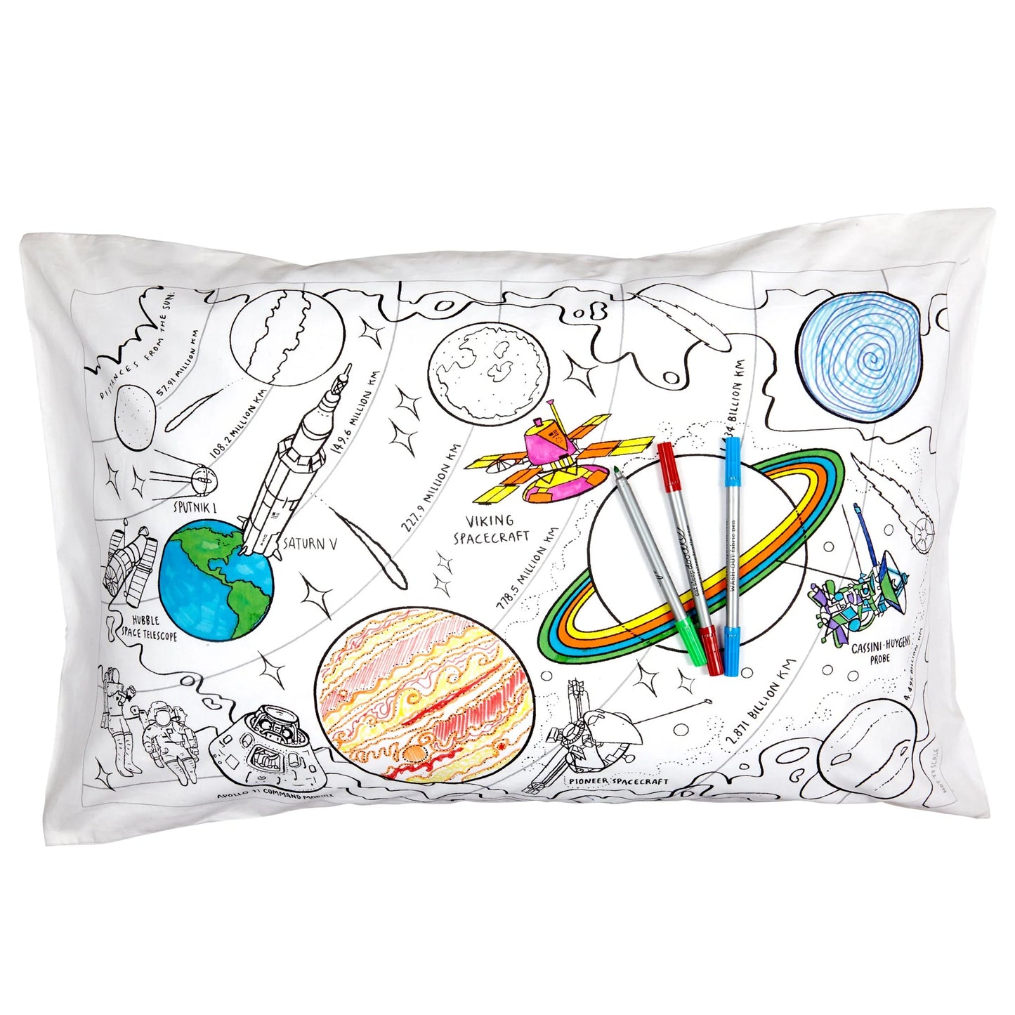 Coussin à colorier 75x50cm